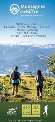 Carte de Randonnées des Montagnes du Giffre – 6€