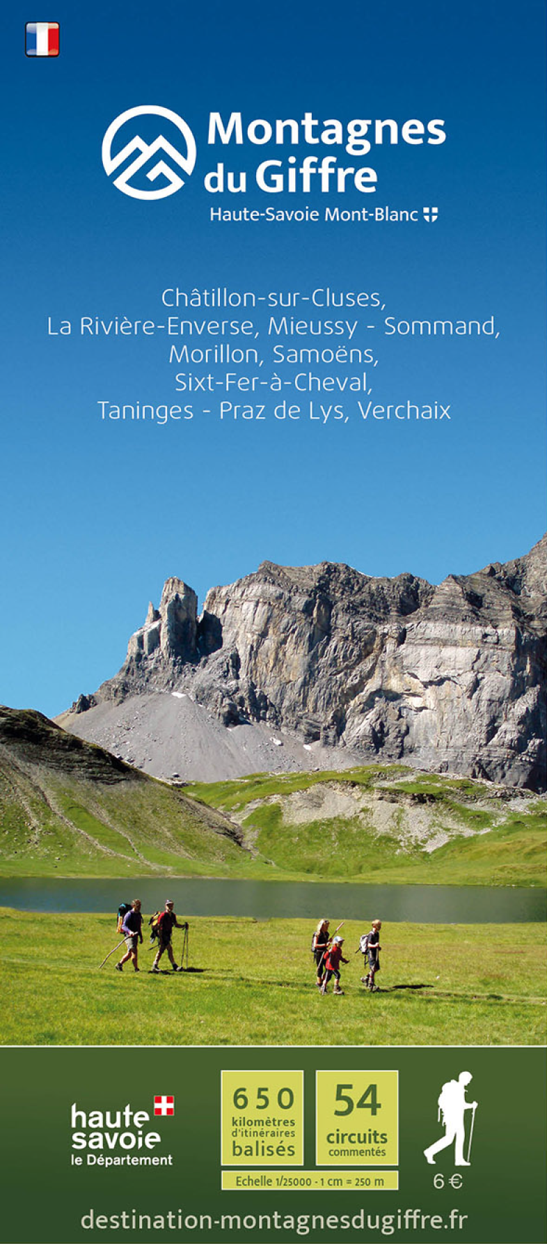 Carte de Randonnées des Montagnes du Giffre – 6€