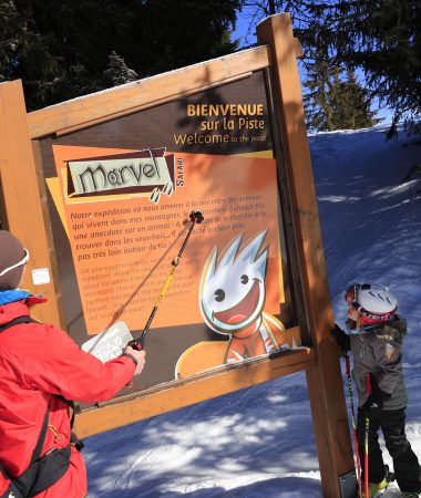 Piste Marvel à Morillon : votre première grande descente