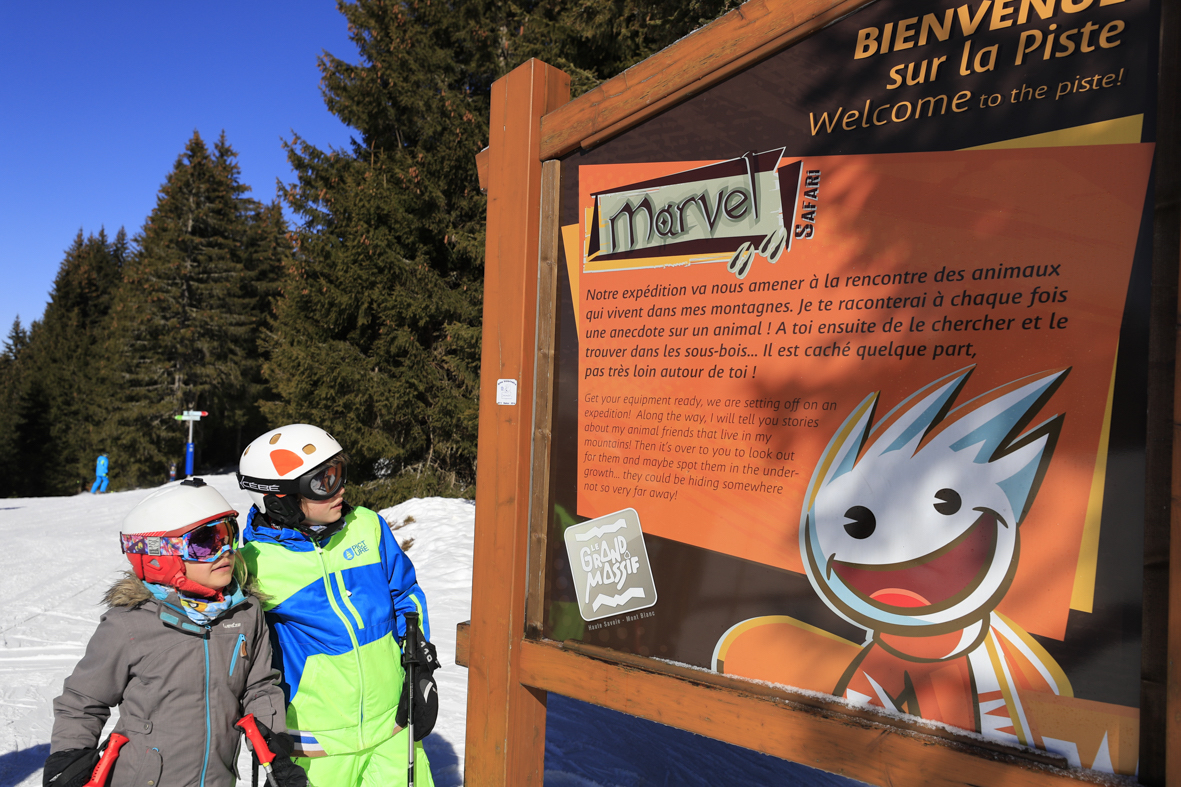 Forfaits de ski à prix mini pour les enfants de moins de 8 ans au Grand Massif