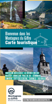 Carte touristique été des Montagnes du Giffre