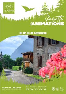 Gazette des animations du 02 au 30 septembre