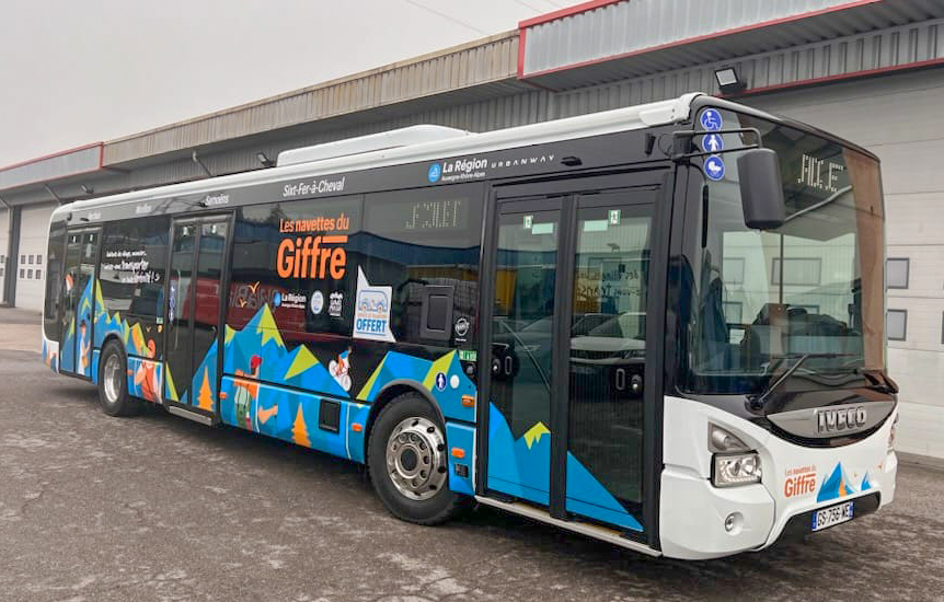 Plan des navettes du Giffre hivernales