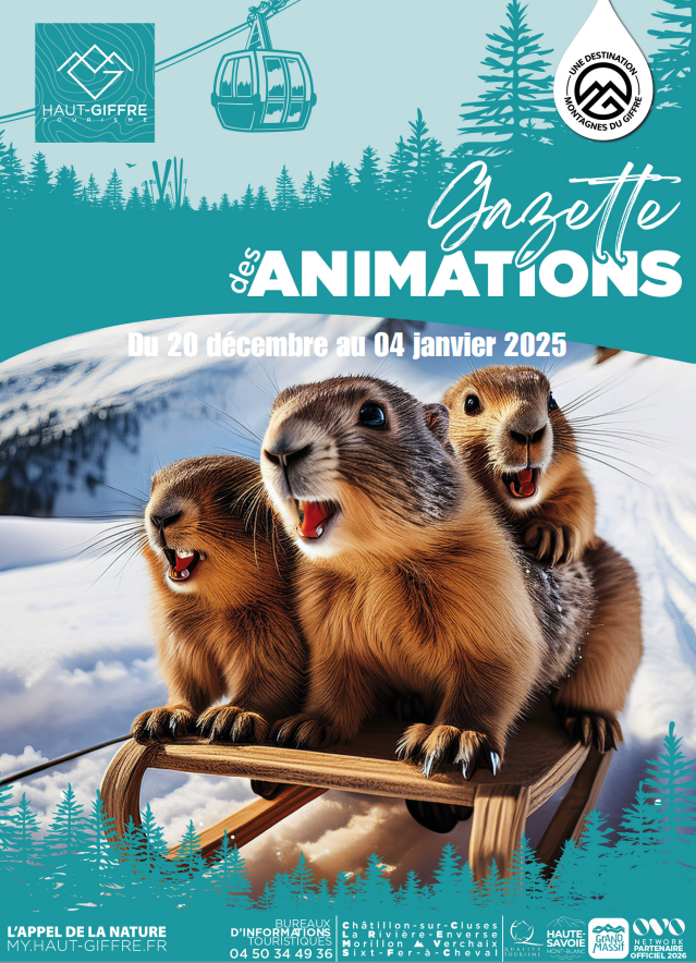 Gazette des animations du 20/12 au 04/01