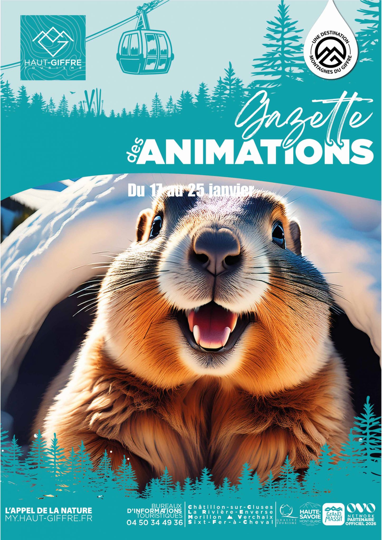 Gazette des animations du 17 au 25 janvier 2026