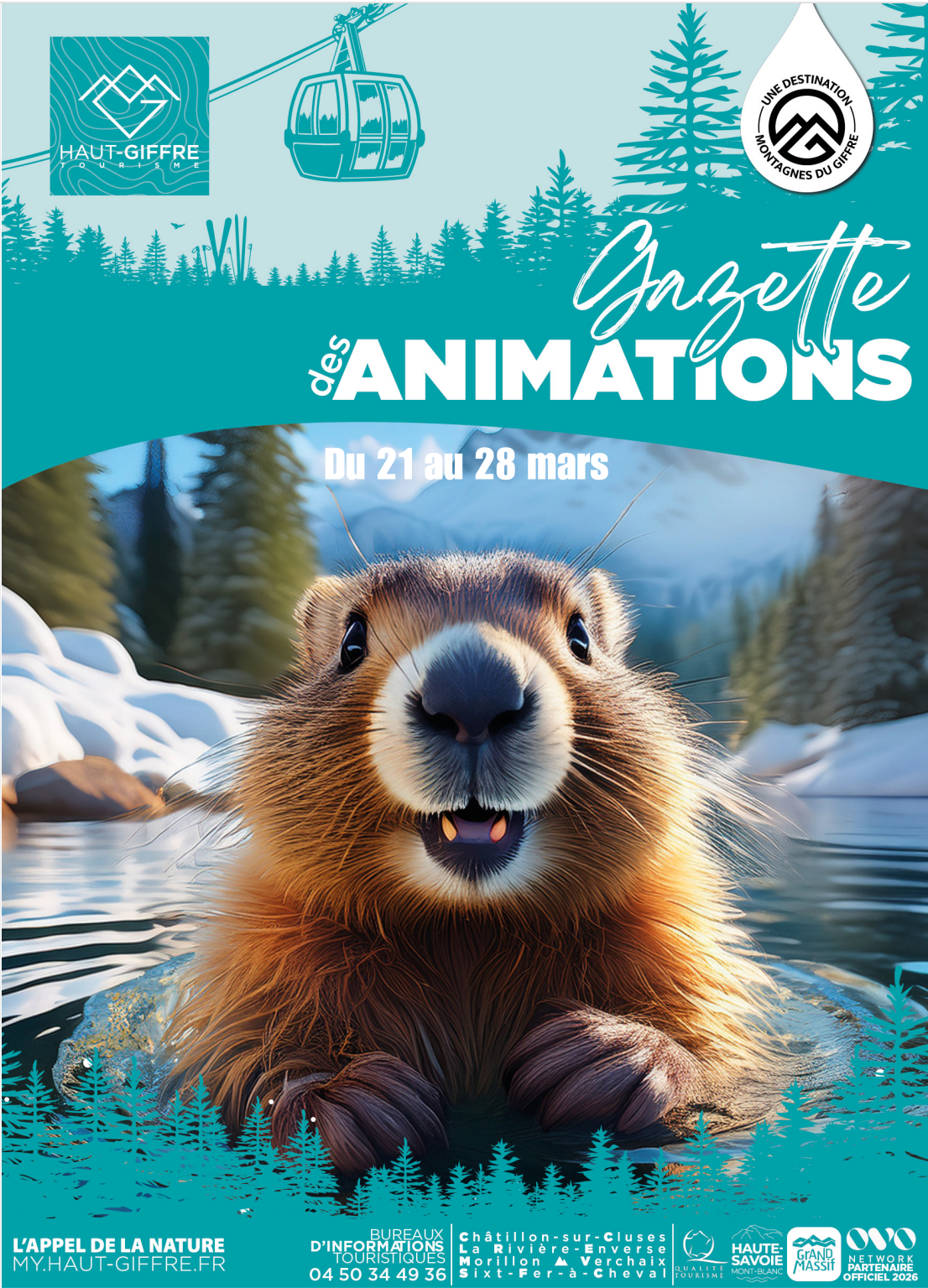 Gazette des animations du 21 au 28 mars