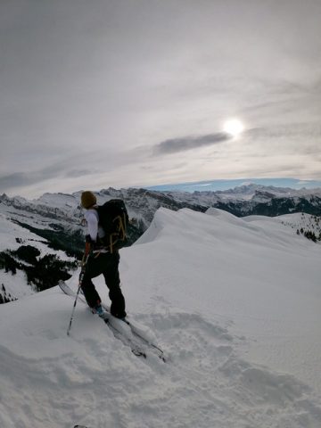 Ski hors piste avec 2 Ski Fly