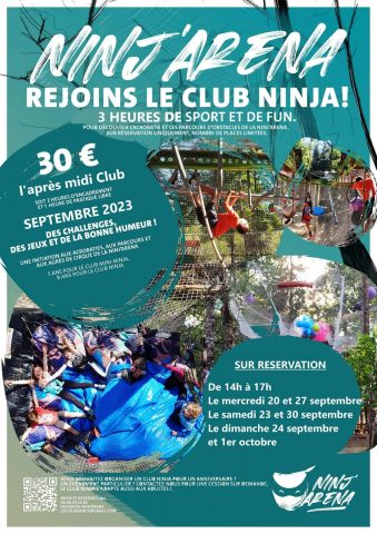 Affiche club ninja