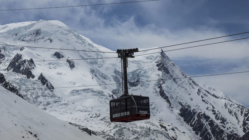 Téléphérique pour l’Aiguille du Midi