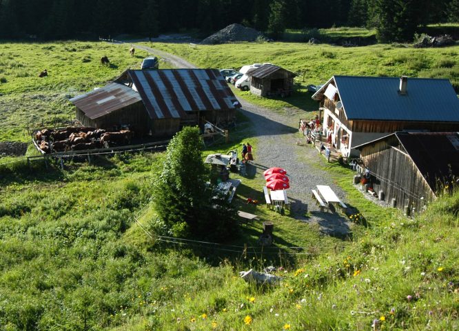 Vue sur le refuge