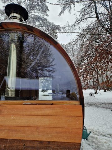 Sauna mobile au lac Bleu
