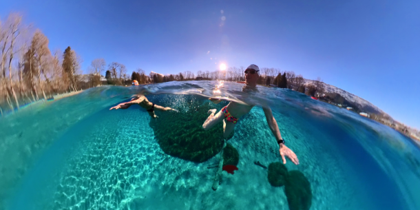 Défi du Lac Bleu : une aventure hors du commun de nage en eau froide
