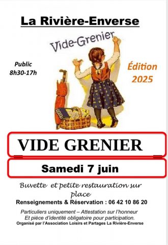 Vide grenier_La Rivière-Enverse