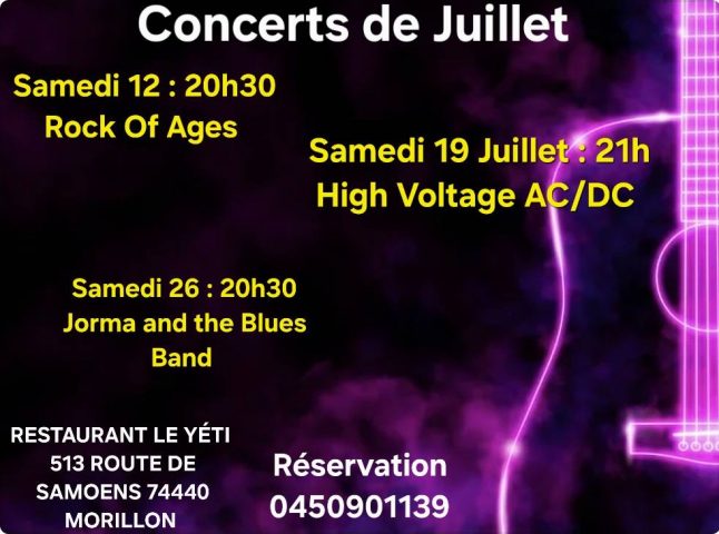 Concert Rock of Age au Yéti_Morillon