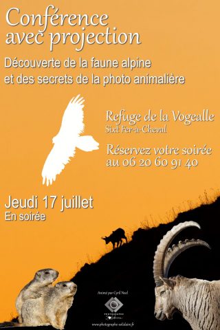 Conférence et projection au refuge de la Vogealle_Sixt-Fer-à-Cheval