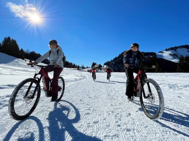 VTT électrique sur neige