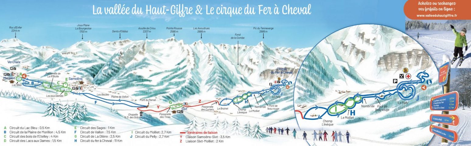 Ski nordique secteur Fer-à-Cheval_Sixt-Fer-à-Cheval