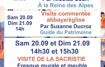 Journées européennes du patrimoine : Visite guidée de l’église et de l’abbaye