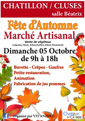 Fête d’automne – Marché artisanal