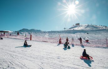 Piste de luge à Samoëns 1600