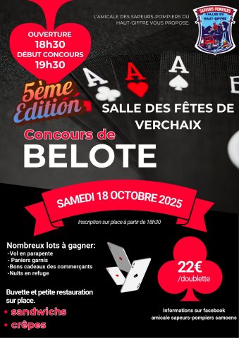 Concours de Belote 5eme édition_Verchaix