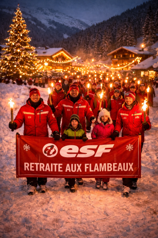 Retraite aux Flambeaux  – Morillon 1100 Les Esserts_Morillon