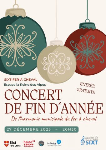 Concert de fin d&rsquo;année de l&rsquo;harmonie municipale du fer à cheval_Sixt-Fer-à-Cheval