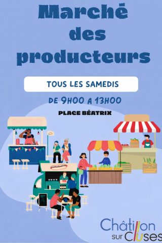 Marché des producteurs_Châtillon-sur-Cluses