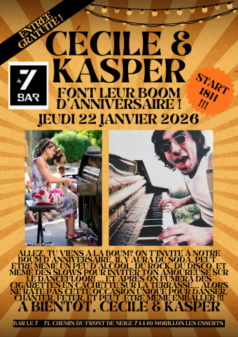 Cécile et Kasper font leur boom d&rsquo;anniversaire_Morillon