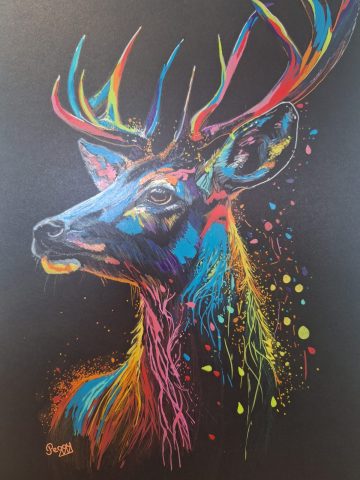 Exposition de peinture de Peggy Leclaire_Morillon