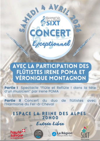 Concert exceptionnel de l&rsquo;harmonie de Sixt-Fer-à-Cheval_Sixt-Fer-à-Cheval