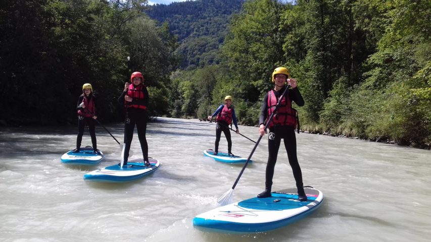 Sortie encadrée en Stand-Up Paddle – Lac et Descente de l&rsquo;Arve_Samoëns