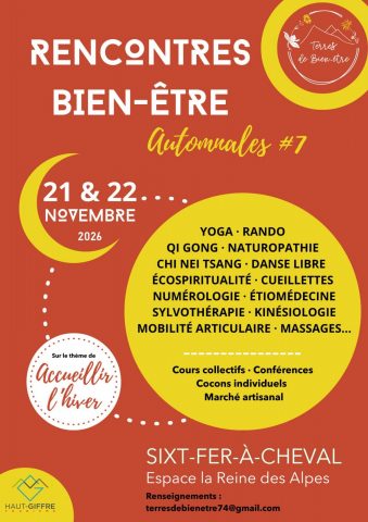 Rencontres Bien-être Automnales – 7ème édition_Sixt-Fer-à-Cheval