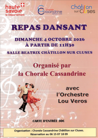 Repas dansant_Châtillon-sur-Cluses