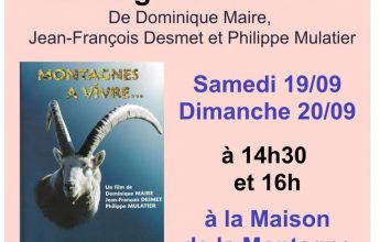 Projection du film « Montagnes à vivre… »