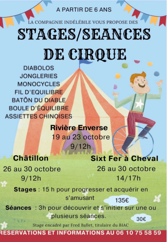 stage/séance de cirque : Sixt-Fer-à-Cheval_Sixt-Fer-à-Cheval
