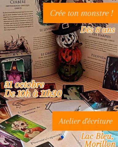 Atelier d&rsquo;écriture enfants : Crée ton monstre_Morillon