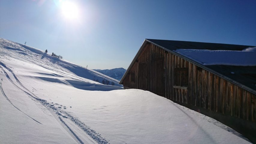 Ski de randonnée : Montée à Pertuiset