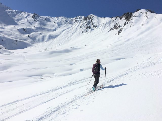 Ski de randonnée : Montée au Lac de Roy