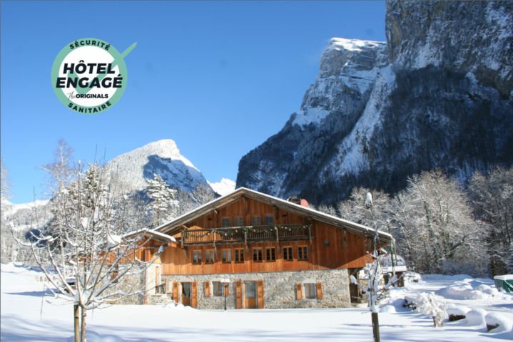 Ferme des Fontany en hiver – Hôtel engagé sécurité sanitaire