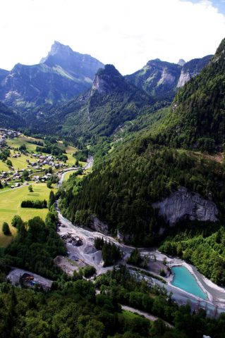 vue de la Via Ferrata des Monts à Nunayak