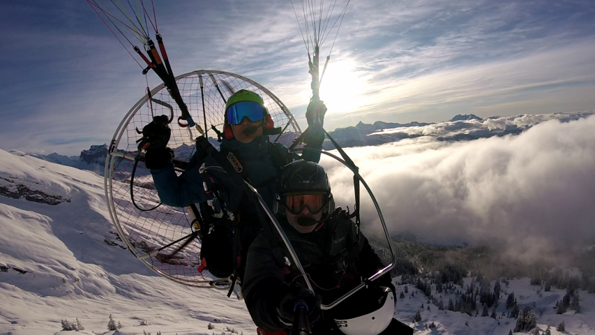 Baptême de l’air en paramoteur