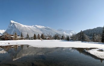 Itinéraire pédestre : les lacs aux Dames et les Bois de l’Etelley en hiver