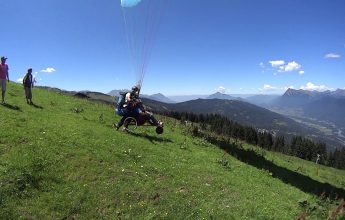Baptême de l’air en parapente – Personne à mobilité réduite (PMR)  – Pégase Air