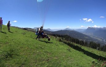 Baptême de l’air en parapente – Personne à mobilité réduite (PMR)