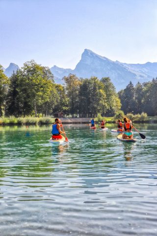 Initiation au Paddle sur le Lac Bleu